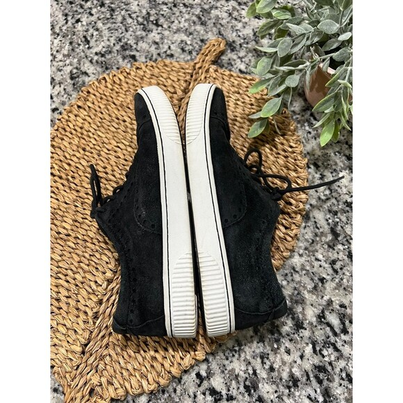 Born Womens Black Suede Lace-Up Skater Flat Shoes SZ 9 - Picture 5 of 5